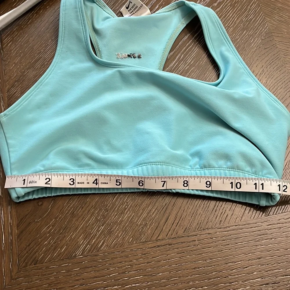 Nike DRI-Fit  turquoise sports bra